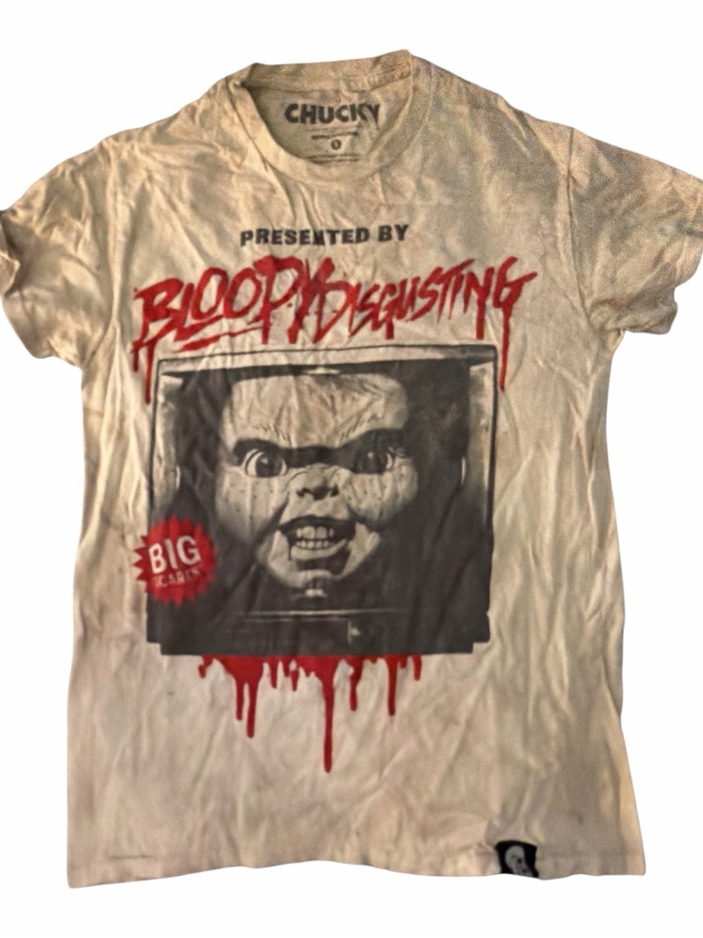 Chucky Childs Play x Bloody Disgusting TV Guide T Shirt